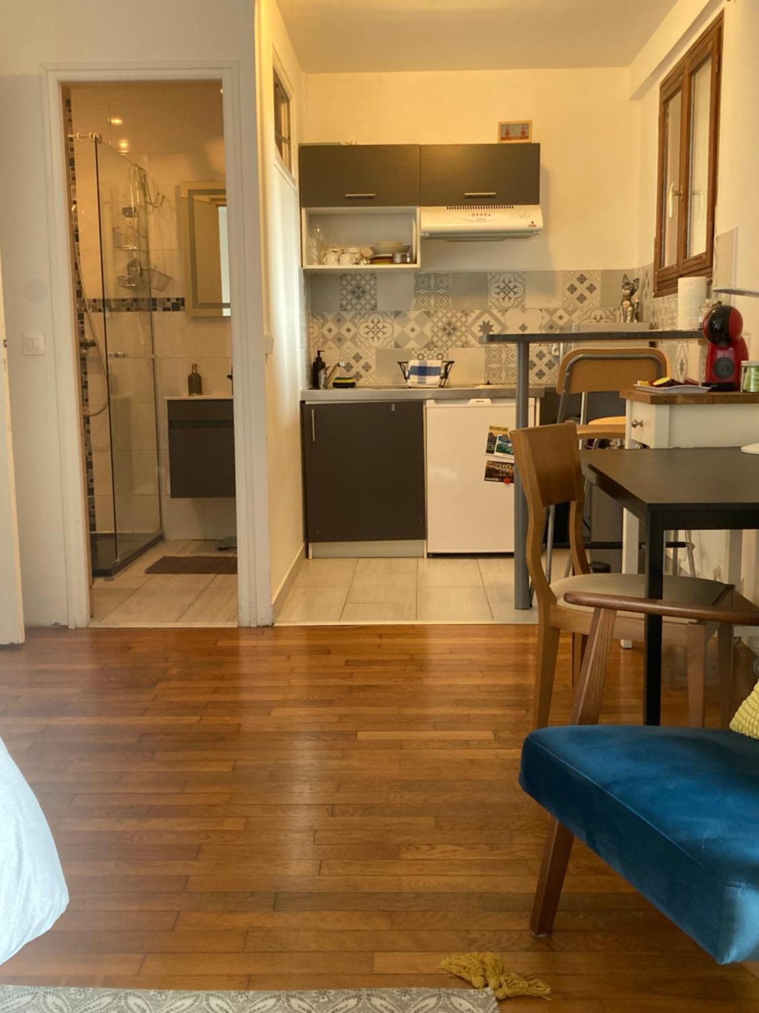 Studio Avec Terrasse Sur Jardin Фонтене-су-Буа Экстерьер фото